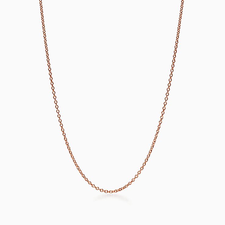 Half Gourmette & Half Link Chain Necklace - Rose Gold Plated - Oak & Luna