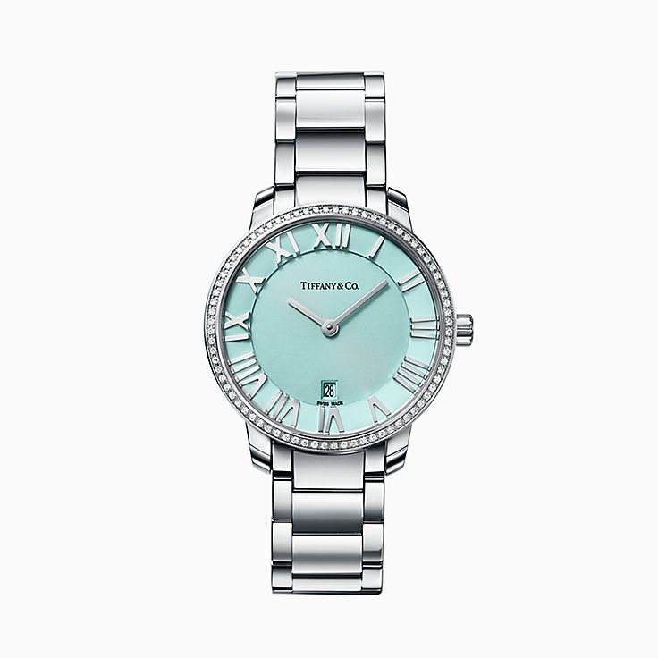 ティファニー アトラス 2ハンド 31MM ウォッチ ダイヤモンド 