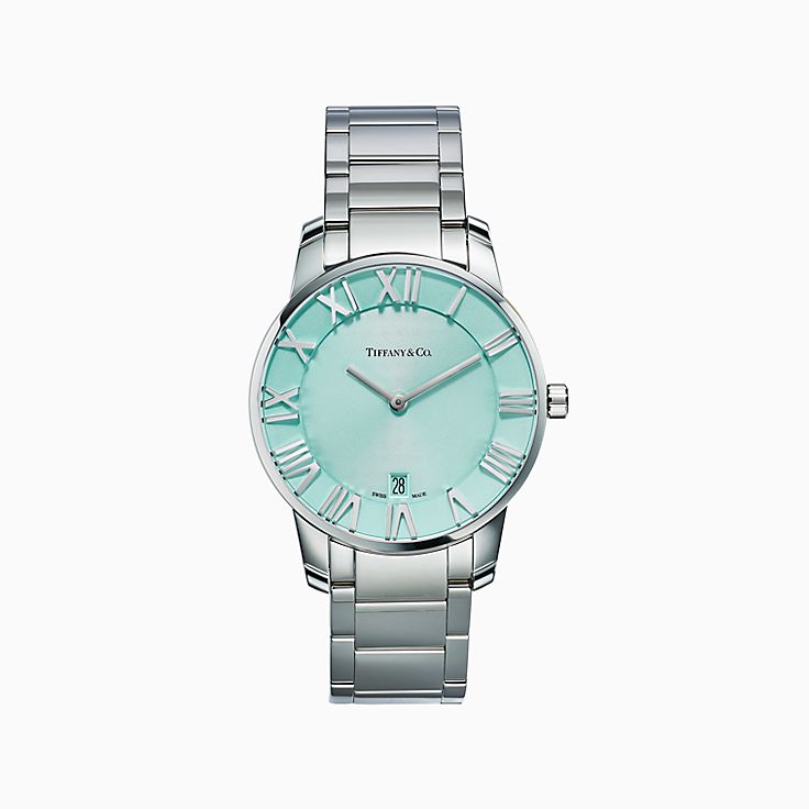 ティファニー アトラス 2-ハンド 37.5MM ウォッチ ステンレススチール 