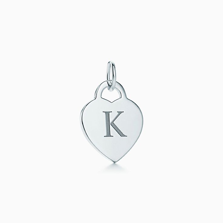 tiffany letter k necklace
