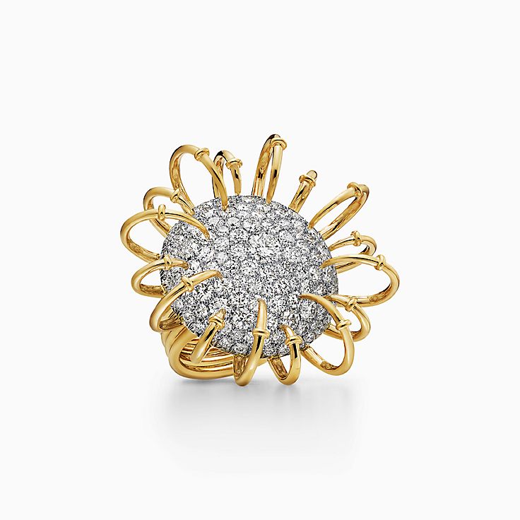 Apollo by Tiffany リング ダイヤモンド ゴールド＆プラチナ | Tiffany