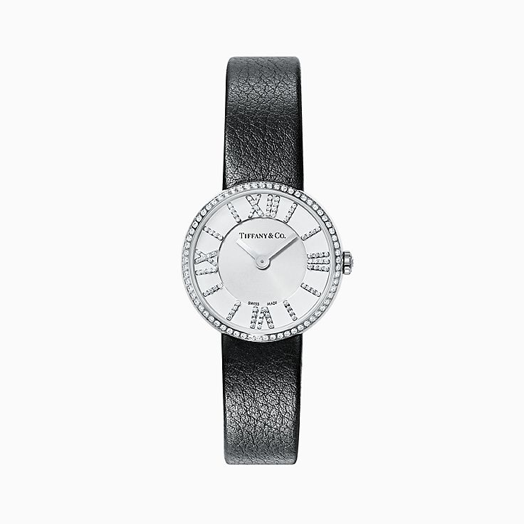 Atlas 2 Hand 24 mm women s watch in stainless steel with diamonds