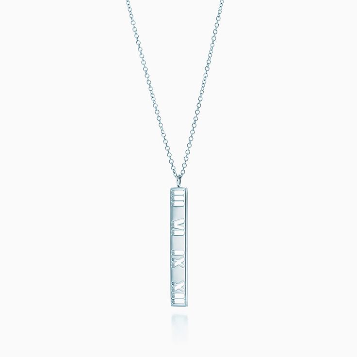 Atlas Bar Pendant In Sterling Silver Tiffany Co - Tiffany Atlas Pendant Atlas Bar Pendant In Sterling Silver Tiffany Co - Tiffany Atlas Pendant
