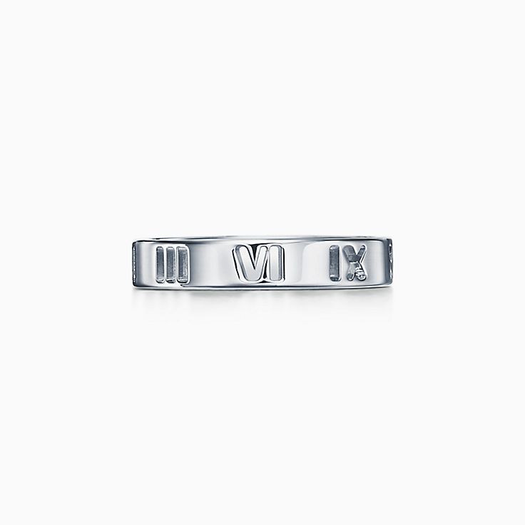 Atlas® Pierced Ring in Silver, Narrow 
