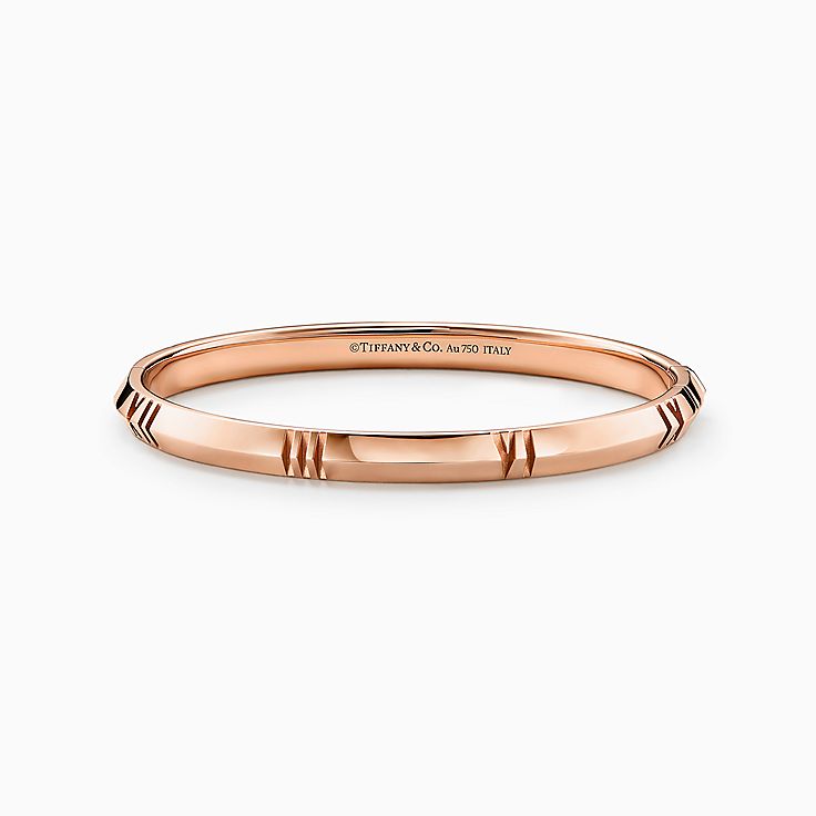 tiffany atlas bracelet rose gold