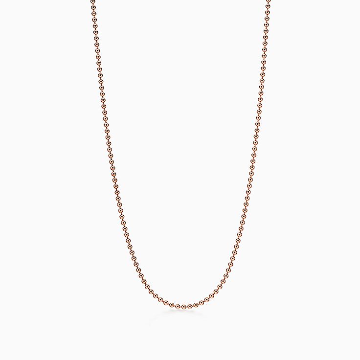 ball chain rose gold