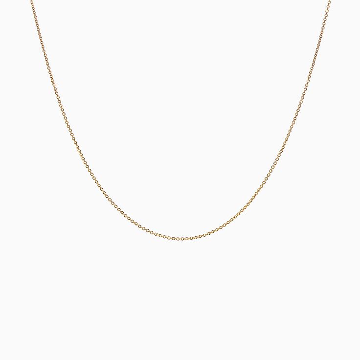 Chain Necklace in Yellow Gold, 24
