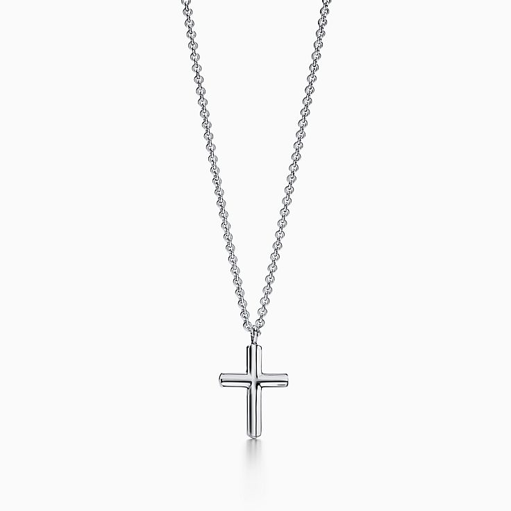 Tiffany & Co. Silver good Cross Necklace