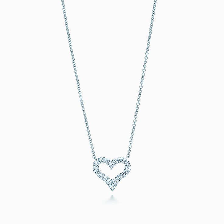 tiffany heart pendant silver