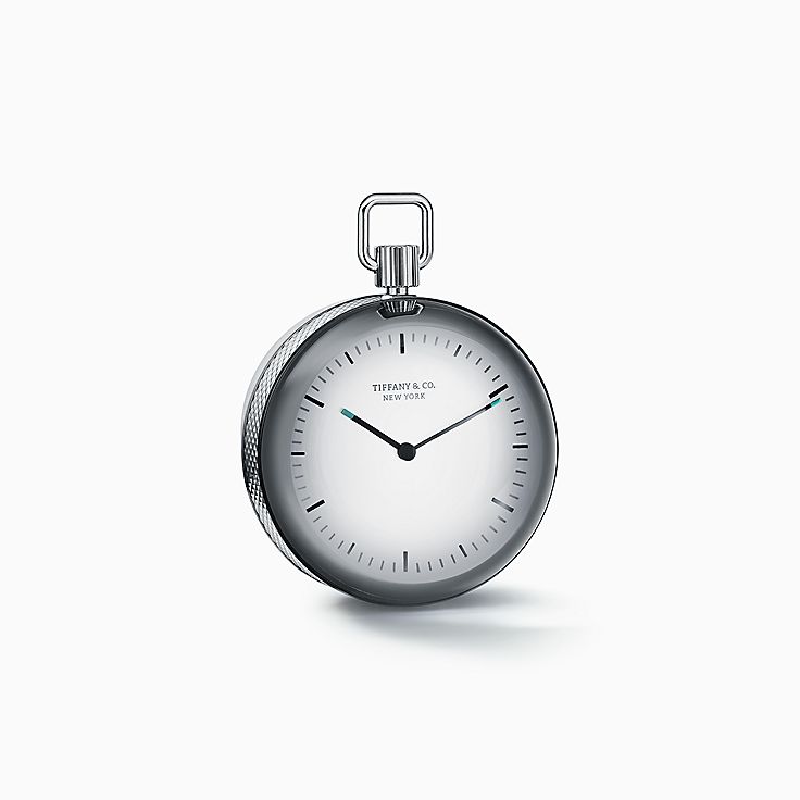 Diamond Point Round Clock In Brass And Lead Crystal Tiffany Co - Tiffany Alarm Clock Diamond Point Round Clock In Brass And Lead Crystal Tiffany Co - Tiffany Alarm Clock