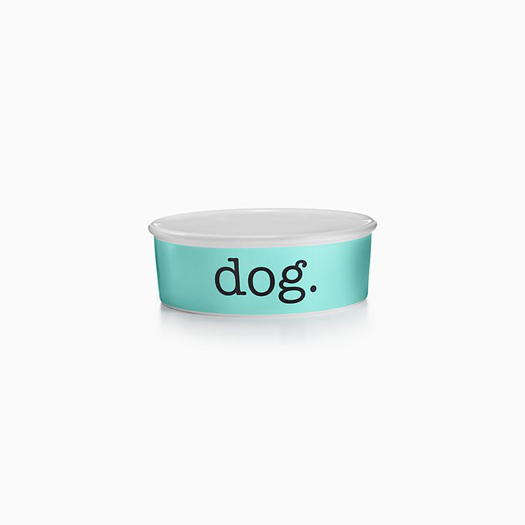 Dog bowl in bone china, extra small. | Tiffany & Co.