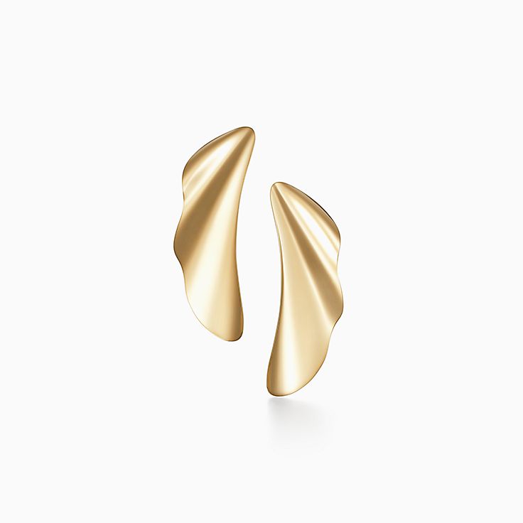 18k Gold Earrings Studs Hoops Tiffany Co New