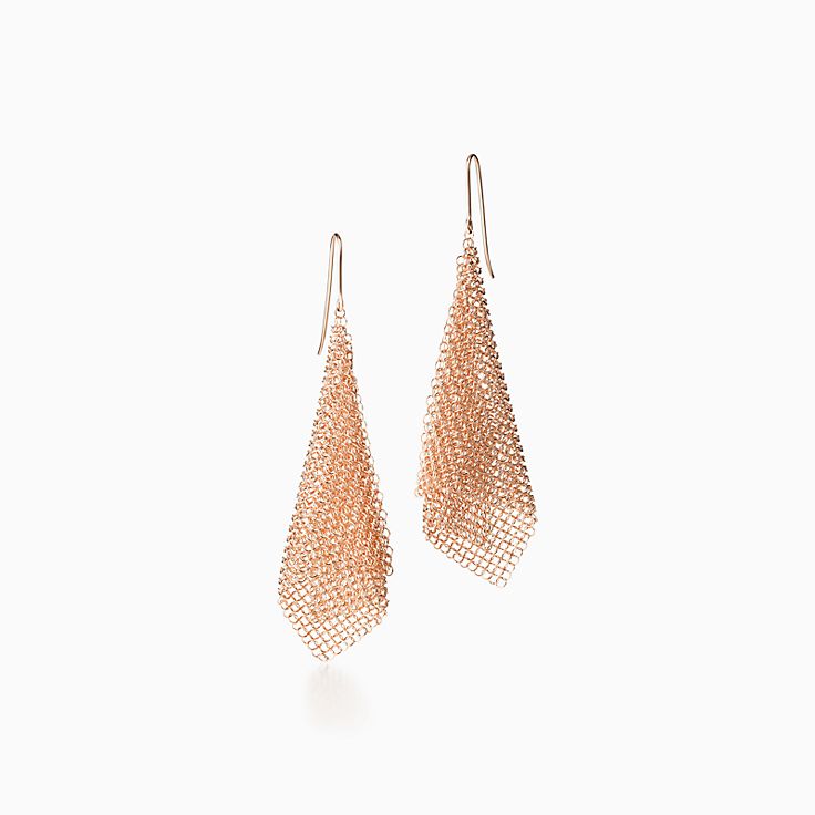 tiffany elsa peretti mesh earrings