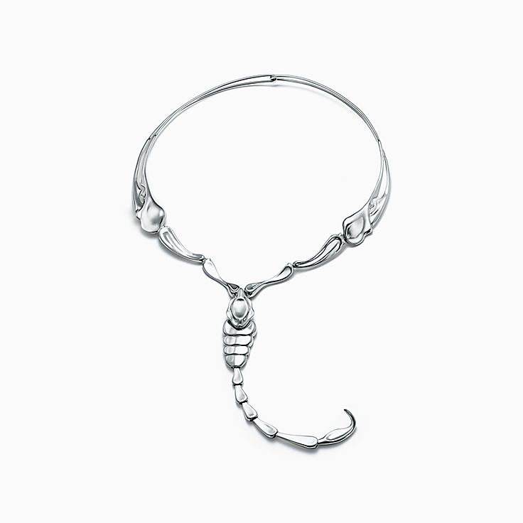 Elsa Peretti Scorpion Necklace In Sterling Silver Tiffany Co - Elsa Peretti Scorpion Pendant Silver Elsa Peretti Scorpion Necklace In Sterling Silver Tiffany Co - Elsa Peretti Scorpion Pendant Silver