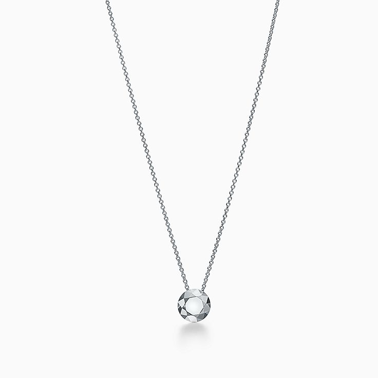 Elsa Peretti® 2 Carat Faceted Pendant in Silver | Tiffany u0026 Co.