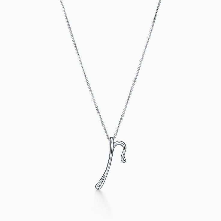 tiffany and co necklace with initial