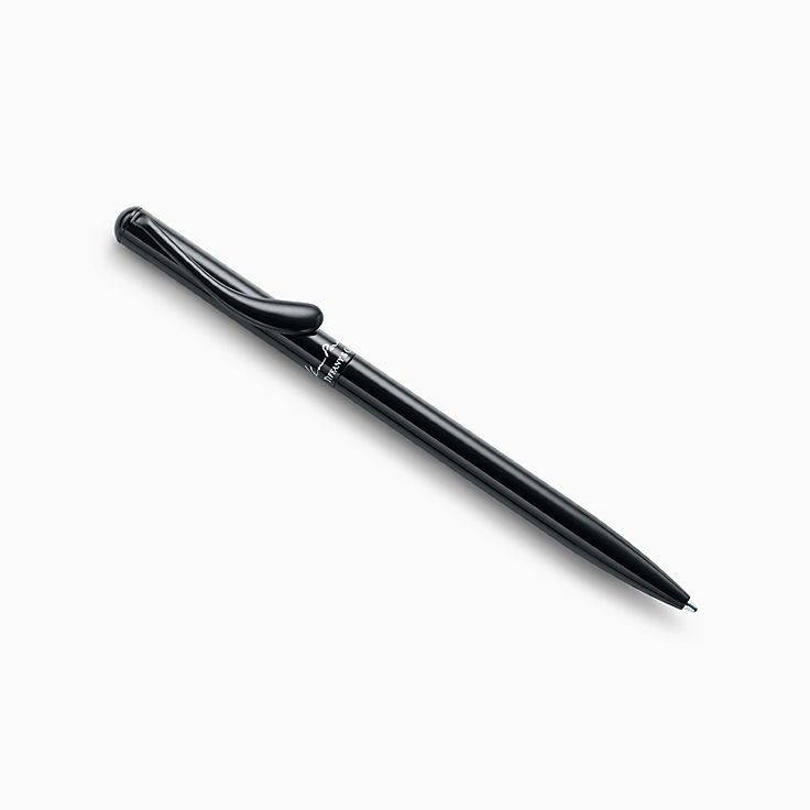 Elsa Peretti® retractable ballpoint pen in black lacquer finish