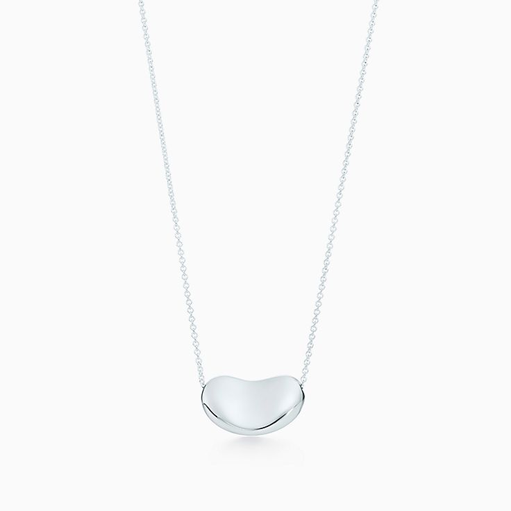 Elsa Peretti Bean Design Pendant In Sterling Silver Tiffany Co