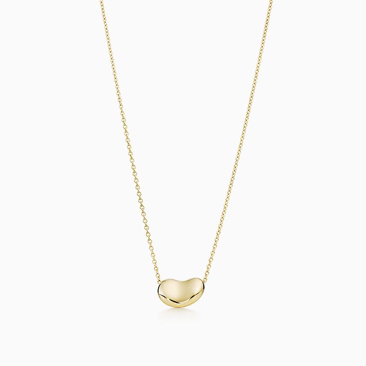 tiffany elsa peretti bean necklace