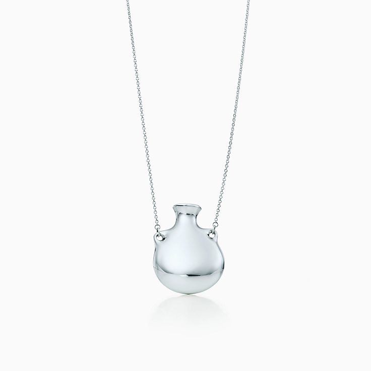 Elsa Peretti® Bottle jug pendant in sterling silver, small. | Tiffany & Co.