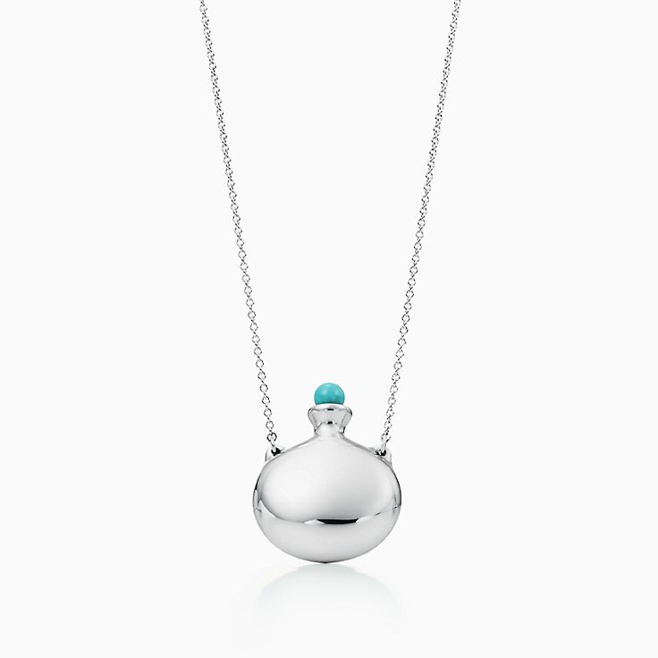 Buy Elsa Peretti Silver Necklace Halston Perfume Designerjewelry 925 Silver  Vintage Jewelry Online in India - Etsy