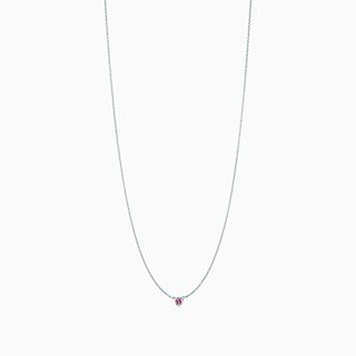 Elsa Peretti®:Color by the Yard 粉色藍寶石鏈墜