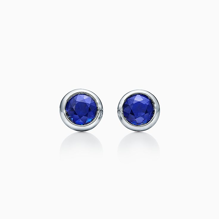 Tiffany sapphire deals earrings