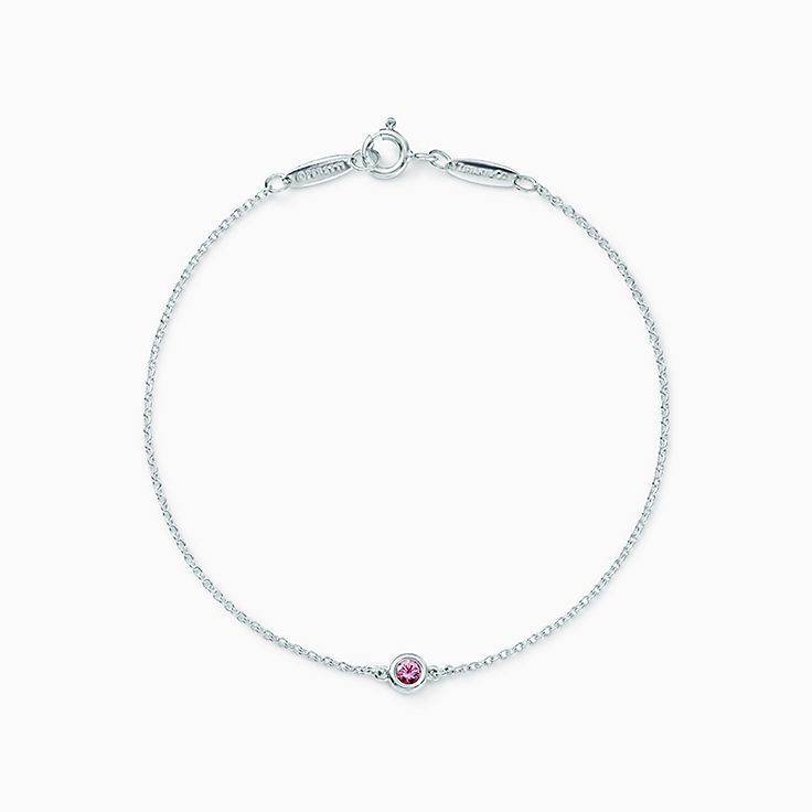 Tiffany & Co Platinum Cobblestone Pink Sapphire Diamond Rose Cut Necklace  .35 TC | eBay