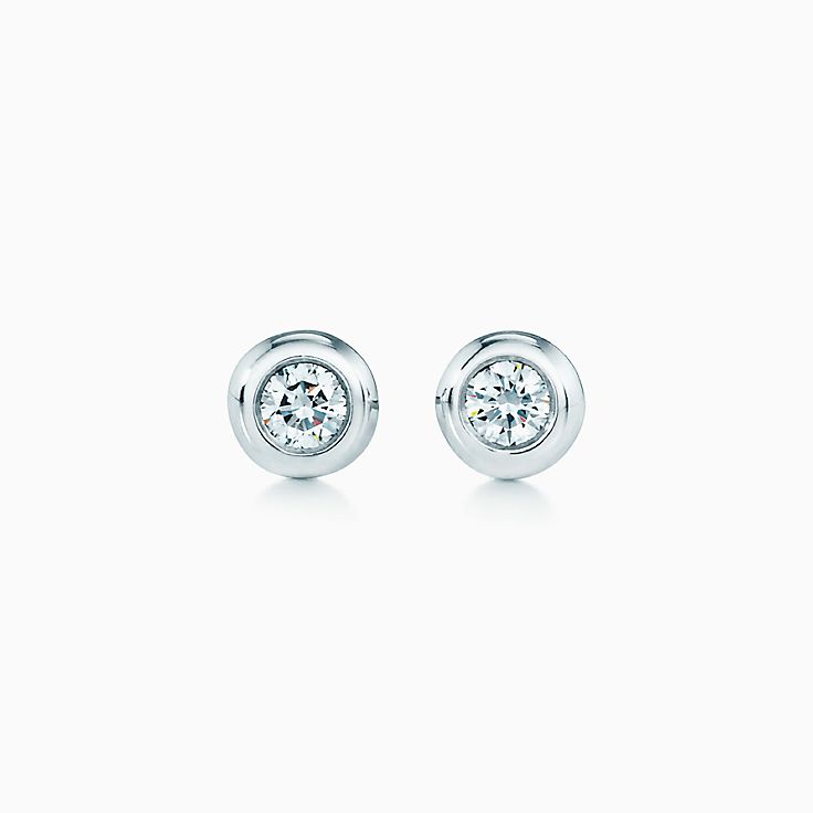 elsa peretti diamond stud earrings