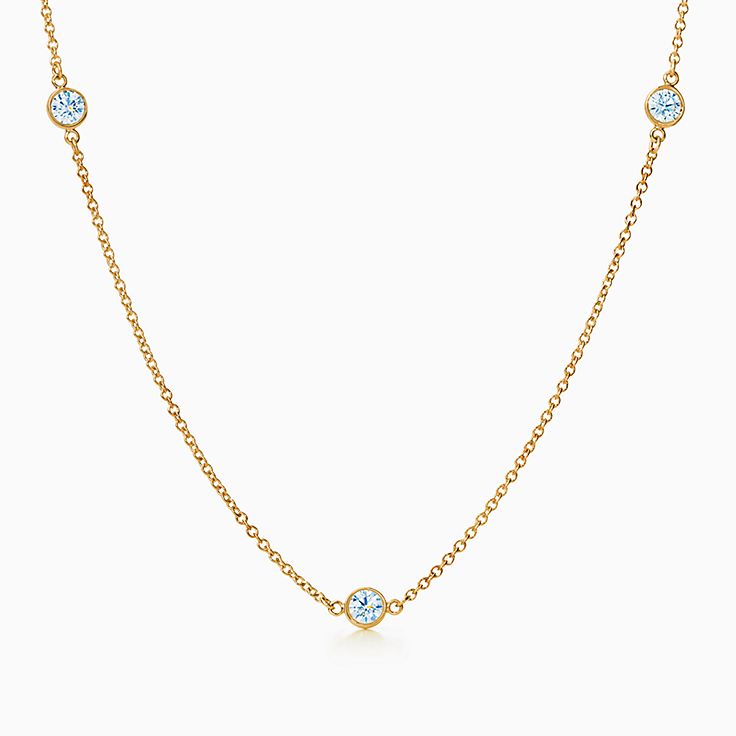 faux diamonds by the yard necklace