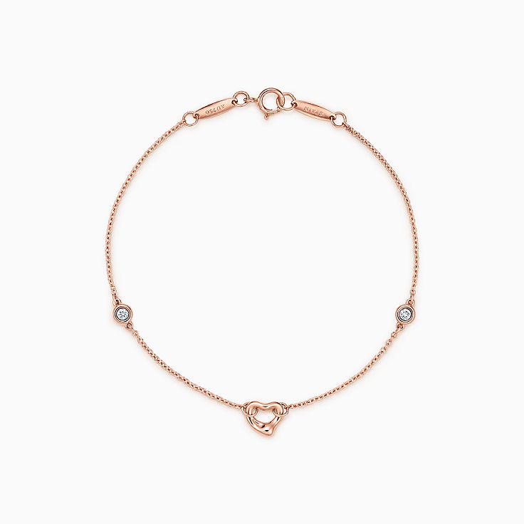 Sweet Alhambra heart bracelet 18K rose gold, Carnelian - Van Cleef & Arpels