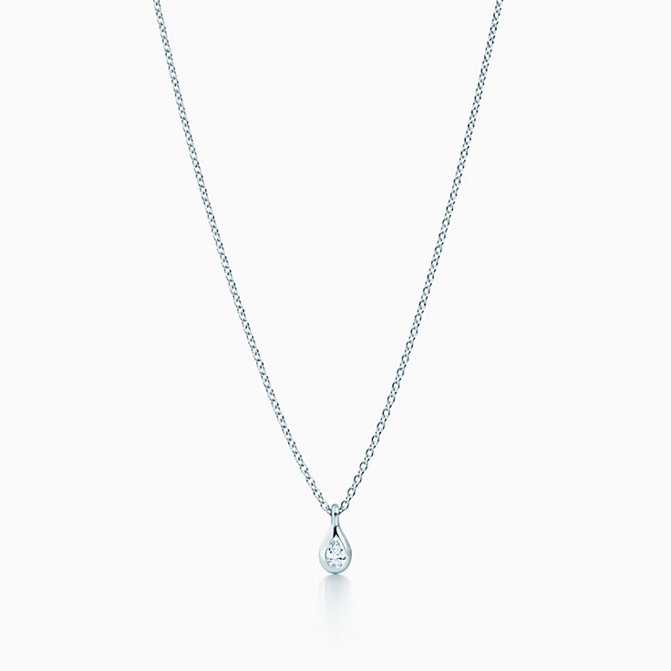 pear diamond necklace tiffany