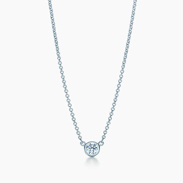 tiffany diamond by the yard pendant