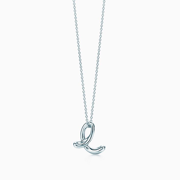 Elsa Peretti Letter E Pendant In Sterling Silver Small Tiffany Co - Tiffany Co Initial Pendant Elsa Peretti Letter E Pendant In Sterling Silver Small Tiffany Co - Tiffany Co Initial Pendant