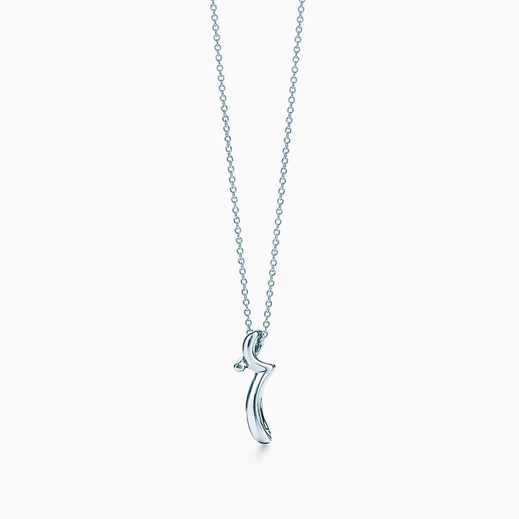 Elsa Peretti Letter R Pendant In Sterling Silver Small Tiffany Co - R Necklace Pendants Elsa Peretti Letter R Pendant In Sterling Silver Small Tiffany Co - R Necklace Pendants