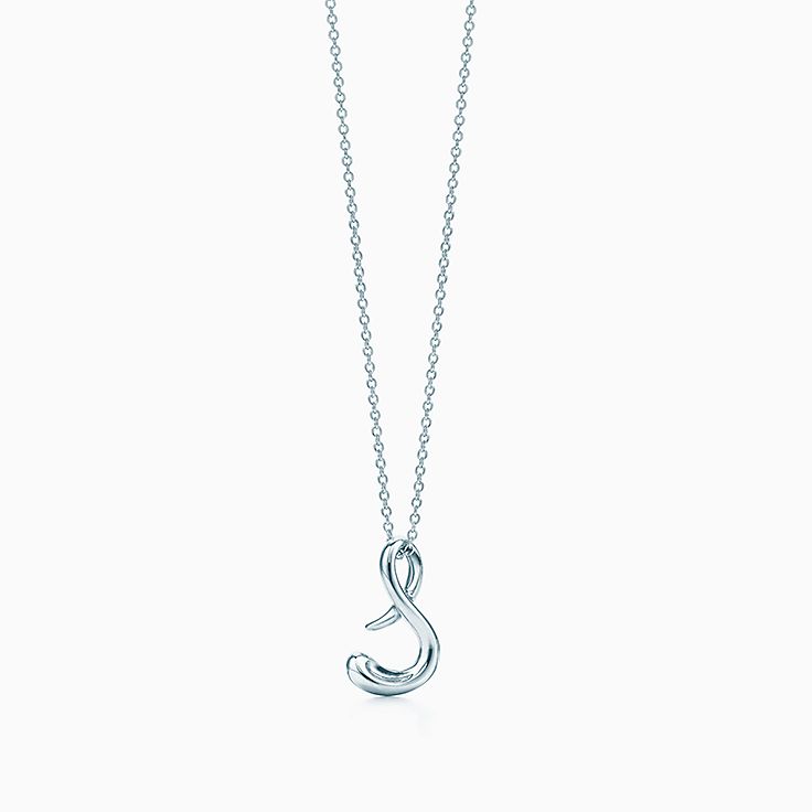Elsa Peretti Letter S Pendant In Sterling Silver Small - Tiffany Letter S Pendant Elsa Peretti Letter S Pendant In Sterling Silver Small - Tiffany Letter S Pendant