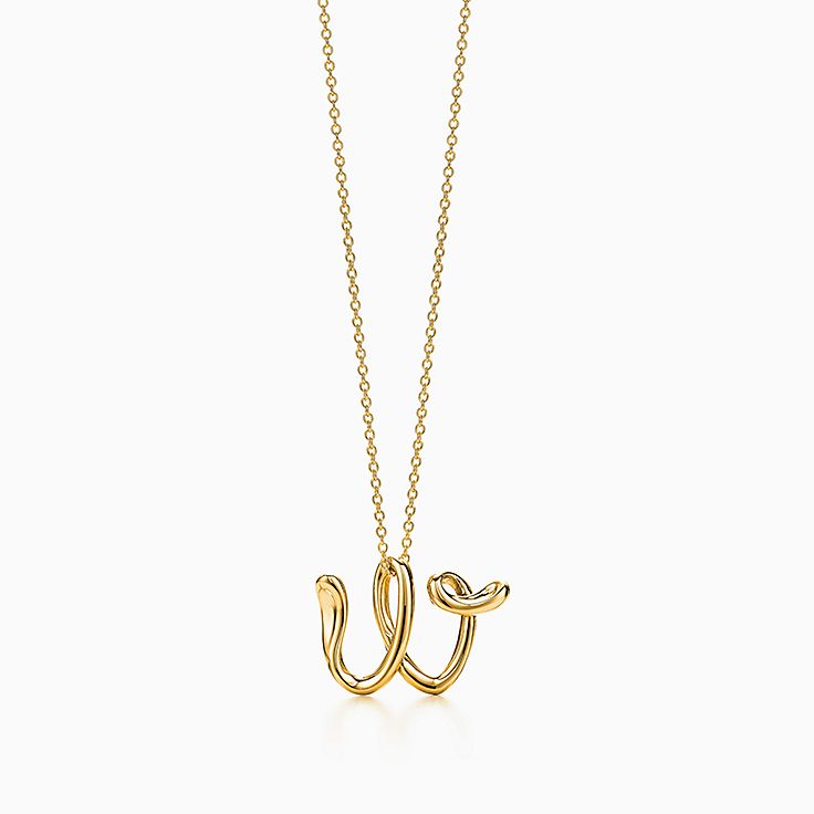 letter w pendant
