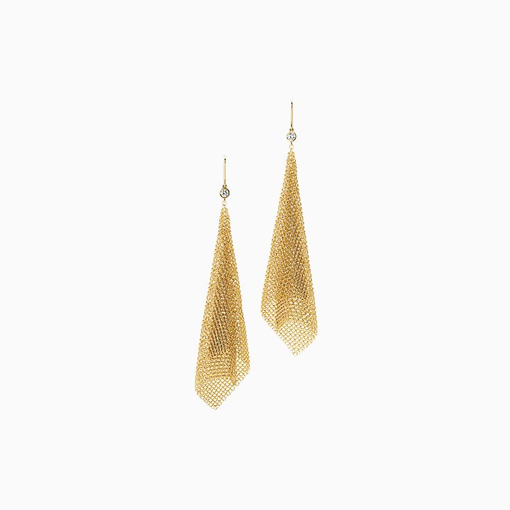 mesh earrings tiffany