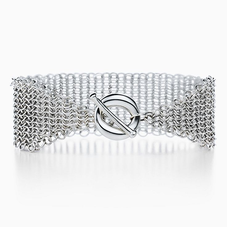 tiffany sterling silver mesh bracelet