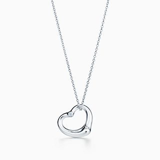 Elsa Peretti®:Open Heart 鏤空心形鍊墜