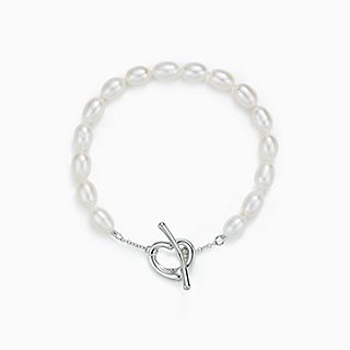 Elsa Peretti®:Open Heart 鏤空心形珍珠手鍊