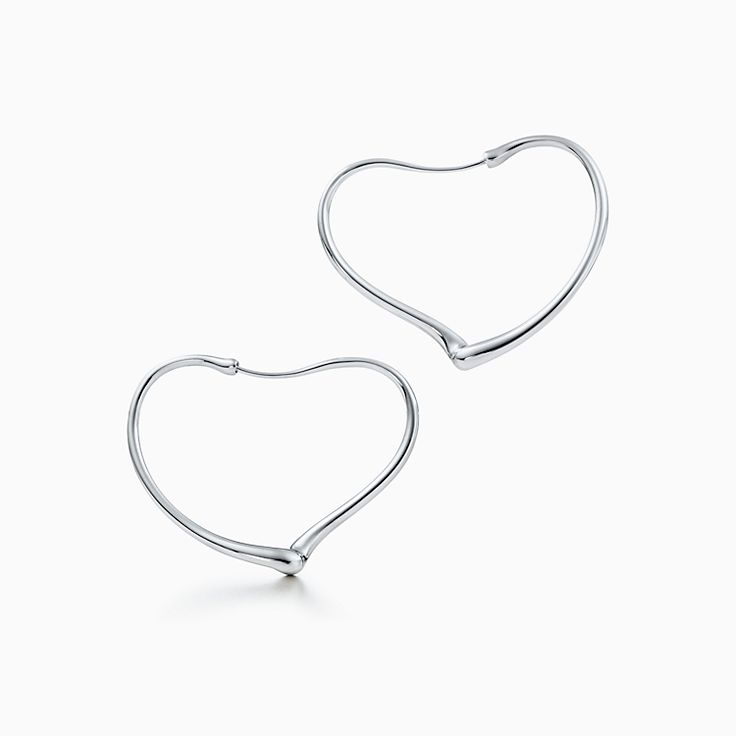 Elsa Peretti® Open Heart hoop earrings 