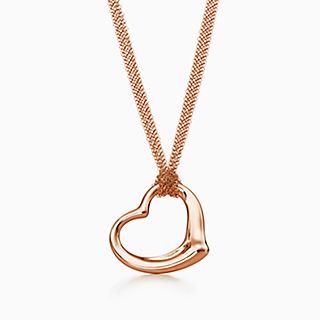 Elsa Peretti™:Open Heart Mesh Pendant
