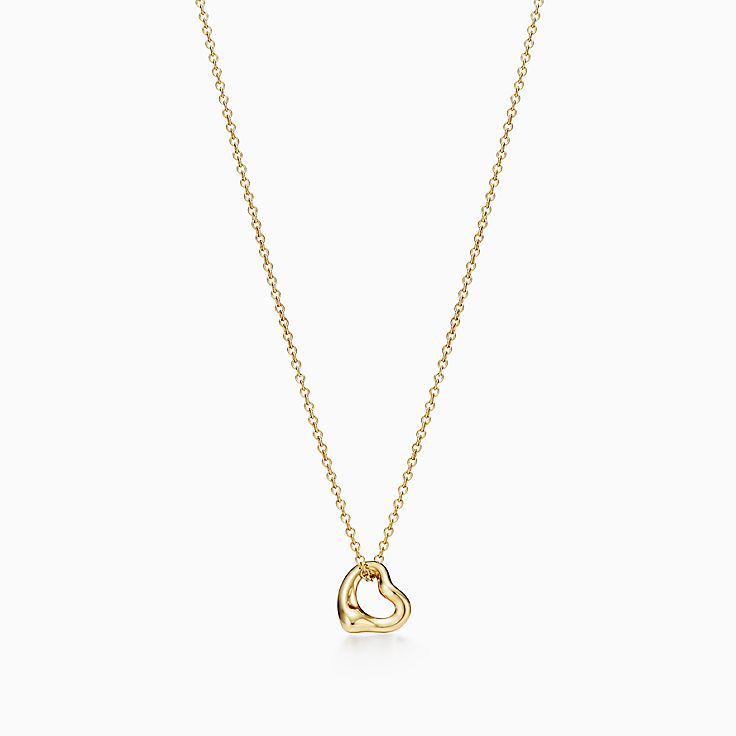 Elsa Peretti Open Heart Pendant In 18k Gold More Sizes Available Tiffany Co - Open Heart Pendant Tiffany Elsa Peretti Open Heart Pendant In 18k Gold More Sizes Available Tiffany Co - Open Heart Pendant Tiffany
