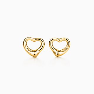 Elsa Peretti™:Open Heart Stud Earrings