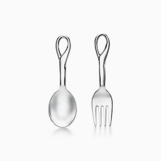 Elsa Peretti™:Padova Fork and Spoon Baby Set
