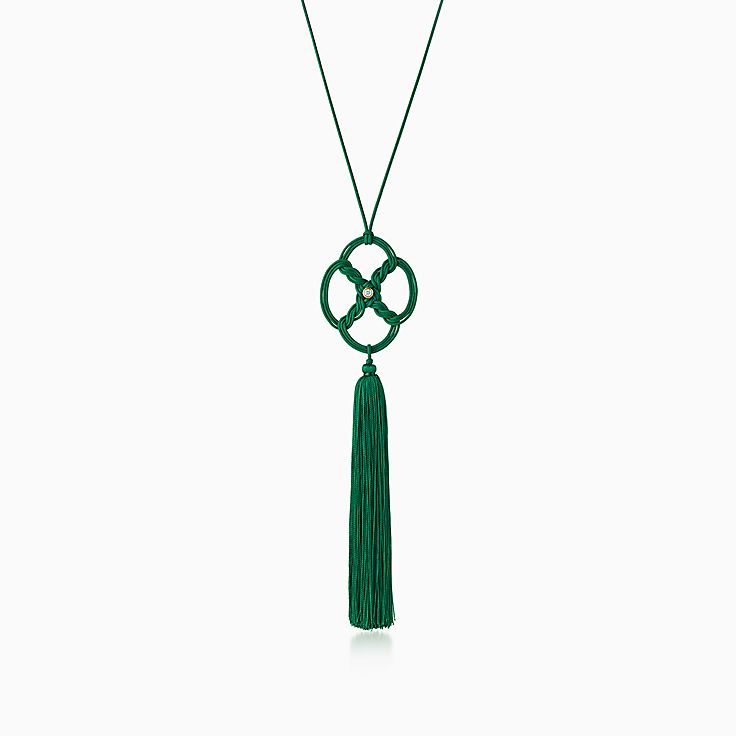 【Tiffany & Co】Elsa Peretti Quadrifoglioペンダント Elsa Peretti® Quadrifoglio™ pendant in 18k gold, medium