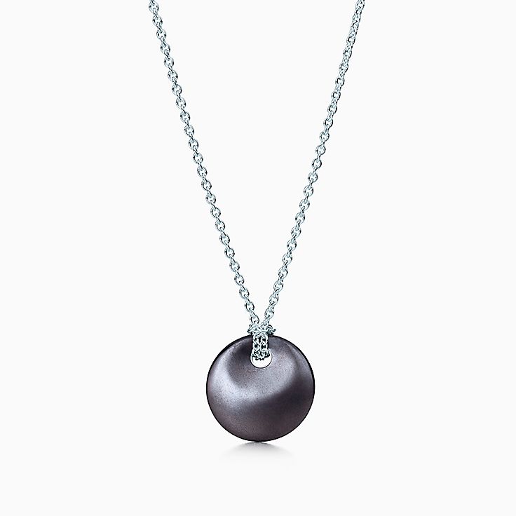 tiffany elsa peretti round pendant