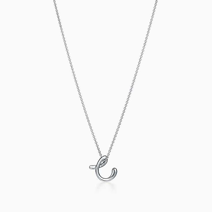 Elsa Peretti™ Small Alphabet Pendant in Sterling Silver