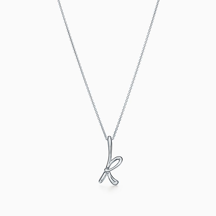 Elsa Peretti™ Small Alphabet Pendant in Sterling Silver